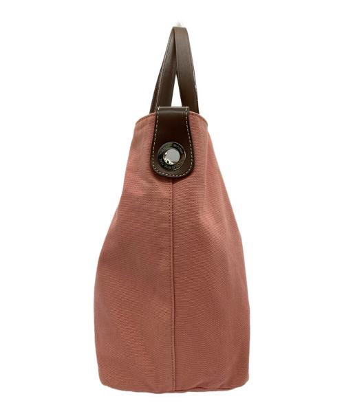 BURBERRY（バーバリー）BURBERRY (バーバリー) リバーシブルトートバッグ ピンク×ブラウンの古着・服飾アイテム