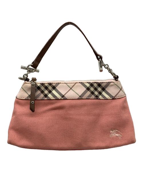 BURBERRY（バーバリー）BURBERRY (バーバリー) リバーシブルトートバッグ ピンク×ブラウンの古着・服飾アイテム