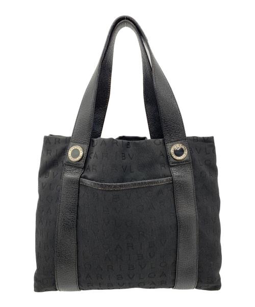 BVLGARI（ブルガリ）BVLGARI (ブルガリ) APRBER ミニトートバッグ ブラックの古着・服飾アイテム