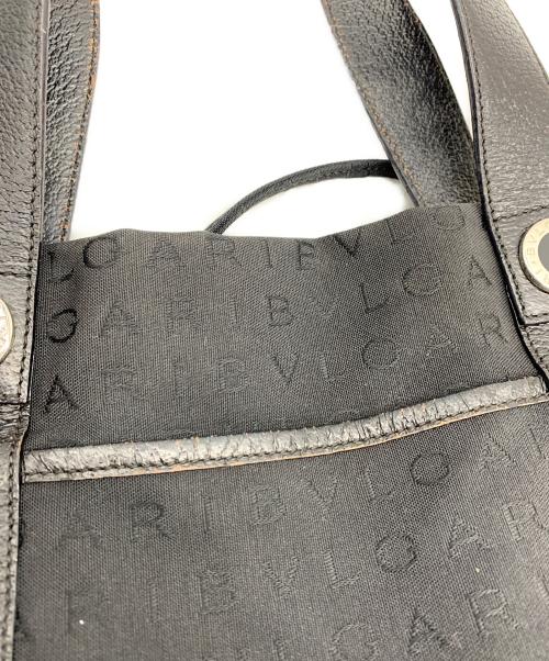 BVLGARI（ブルガリ）BVLGARI (ブルガリ) APRBER ミニトートバッグ ブラックの古着・服飾アイテム