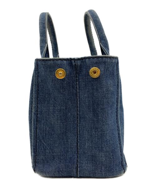 PRADA（プラダ）PRADA (プラダ) カナパデニムハンドバッグ インディゴの古着・服飾アイテム