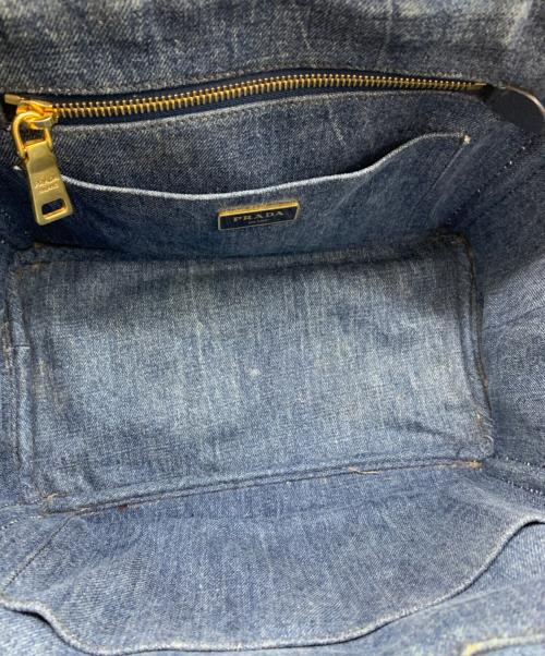 PRADA（プラダ）PRADA (プラダ) カナパデニムハンドバッグ インディゴの古着・服飾アイテム