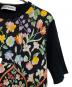 LEONARD PARIS (レオナール パリ) リブ付き半袖カットソー ブラック×マルチ サイズ:M：5000円