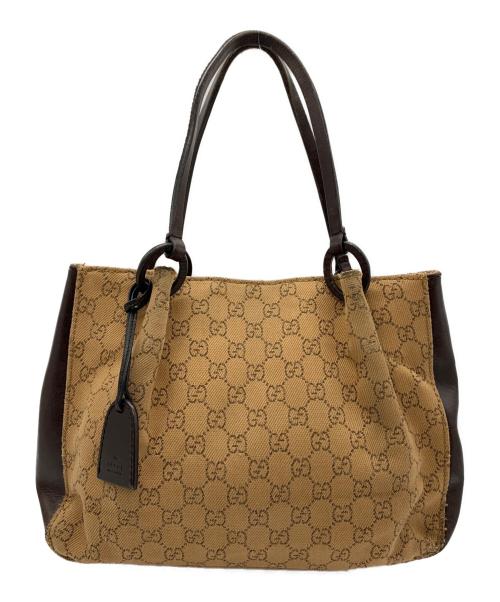 GUCCI（グッチ）GUCCI (グッチ) GGキャンバストートバッグの古着・服飾アイテム