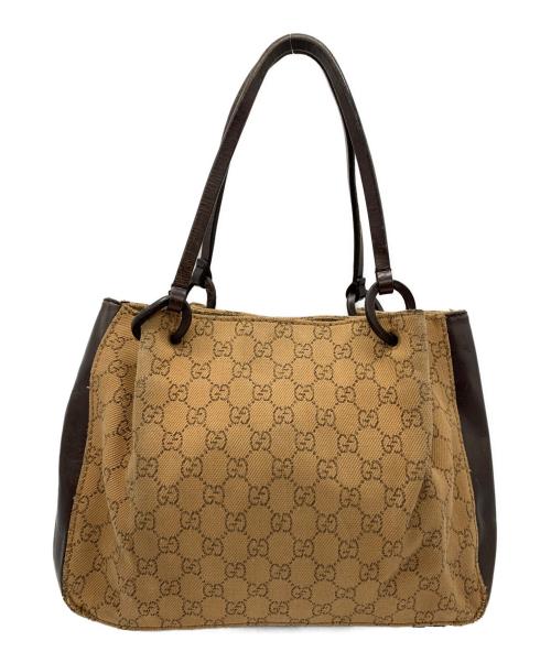 GUCCI（グッチ）GUCCI (グッチ) GGキャンバストートバッグの古着・服飾アイテム