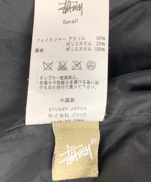 stussy（ステューシー）stussy (ステューシー) フェイクファージャケット グレー サイズ:Sの古着・服飾アイテム