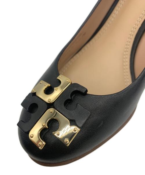 TORY BURCH（トリーバーチ）TORY BURCH (トリーバーチ) ウェッジソールパンプス ブラック サイズ:7Mの古着・服飾アイテム