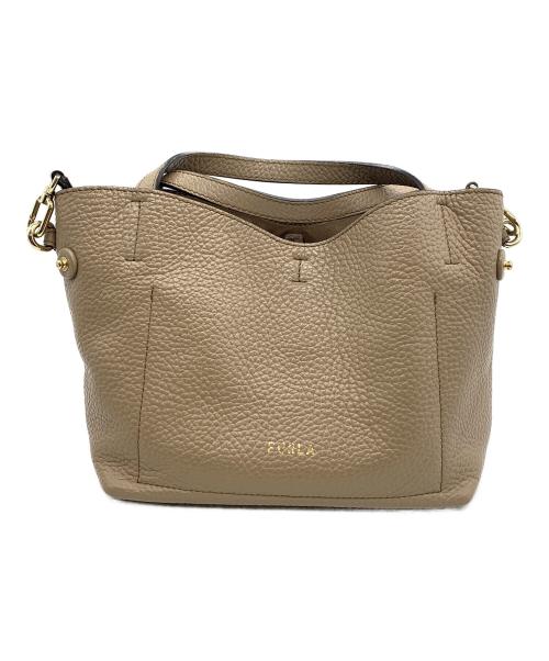 FURLA（フルラ）FURLA (フルラ) 2WAYバッグ ベージュの古着・服飾アイテム