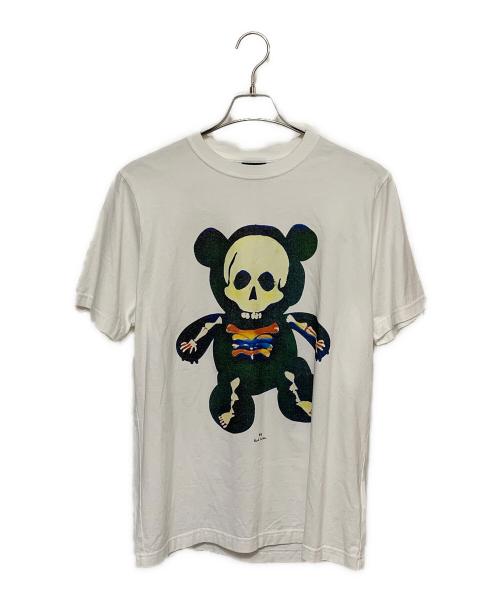 PAUL SMITH（ポールスミス）Paul Smith (ポールスミス) Skelton bearTシャツ ホワイト サイズ:Ｌの古着・服飾アイテム