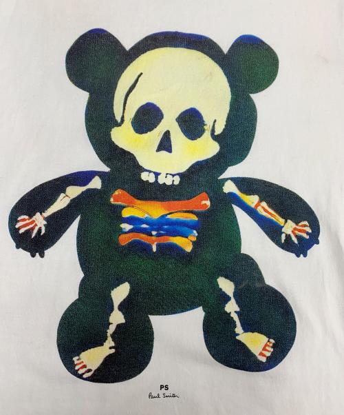PAUL SMITH（ポールスミス）Paul Smith (ポールスミス) Skelton bearTシャツ ホワイト サイズ:Ｌの古着・服飾アイテム