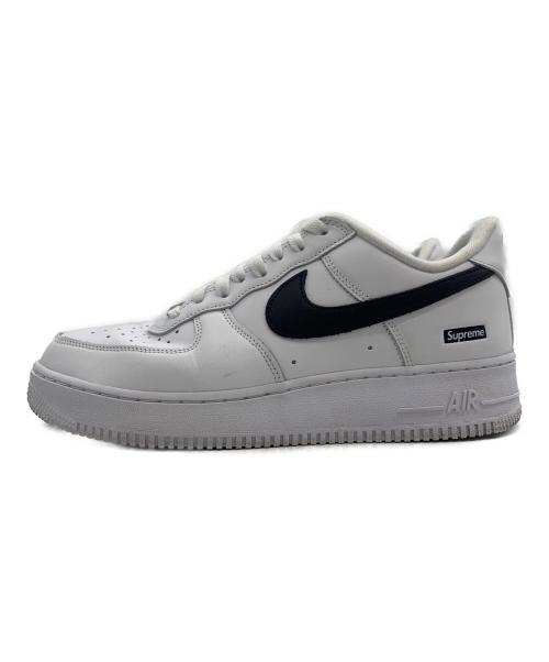 SUPREME（シュプリーム）Supreme (シュプリーム) NIKE (ナイキ) Supreme×AIR FORCE1 LOW ホワイト×ブラック サイズ:27の古着・服飾アイテム