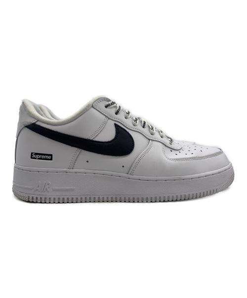 SUPREME（シュプリーム）Supreme (シュプリーム) NIKE (ナイキ) Supreme×AIR FORCE1 LOW ホワイト×ブラック サイズ:27の古着・服飾アイテム