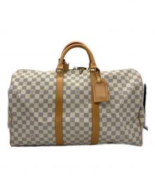 LOUIS VUITTON（ルイ ヴィトン）の古着「トラベルバッグ」｜ホワイト×ブラウン
