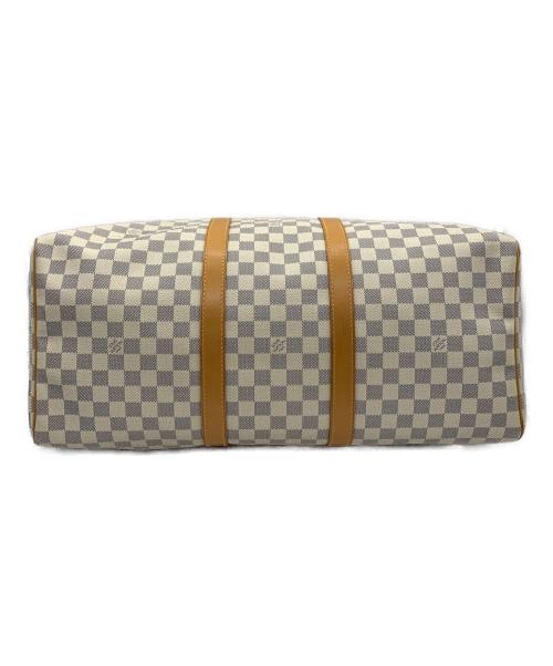 LOUIS VUITTON（ルイ ヴィトン）LOUIS VUITTON (ルイ ヴィトン) トラベルバッグ ホワイト×ブラウンの古着・服飾アイテム