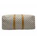 中古・古着 LOUIS VUITTON (ルイ ヴィトン) トラベルバッグ ホワイト×ブラウン：180000円