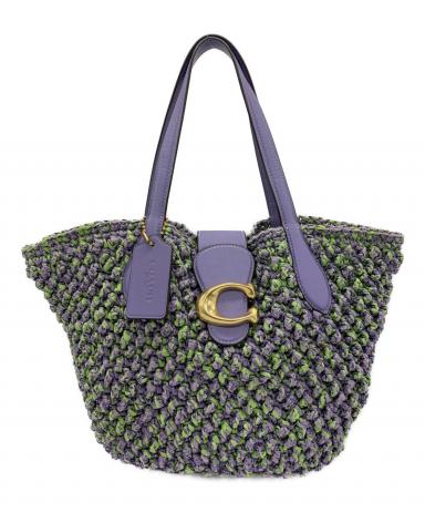 中古・古着通販】COACH (コーチ) ストロー×スムースレザー スモール