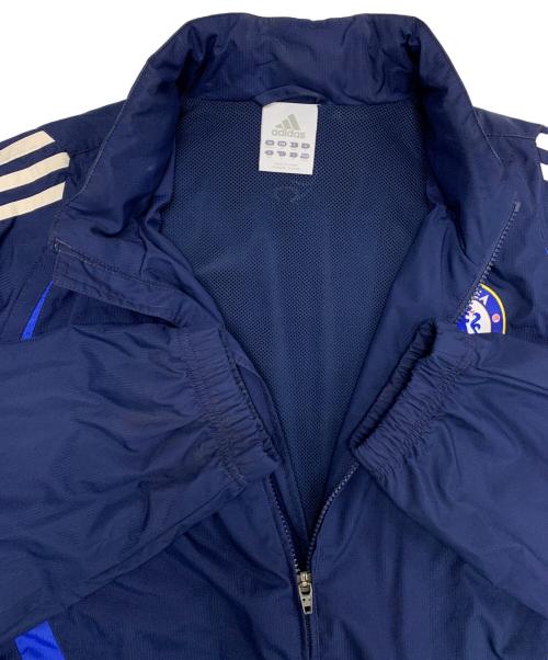 adidas（アディダス）adidas (アディダス) ジップアップジャケット ネイビーの古着・服飾アイテム