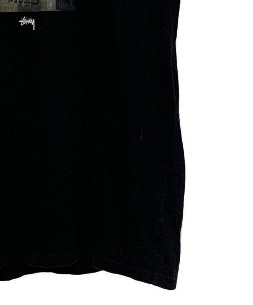 stussy（ステューシー）stussy (ステューシー) EDUCATION FOR THE MASSESTシャツ ブラック サイズ:Mの古着・服飾アイテム