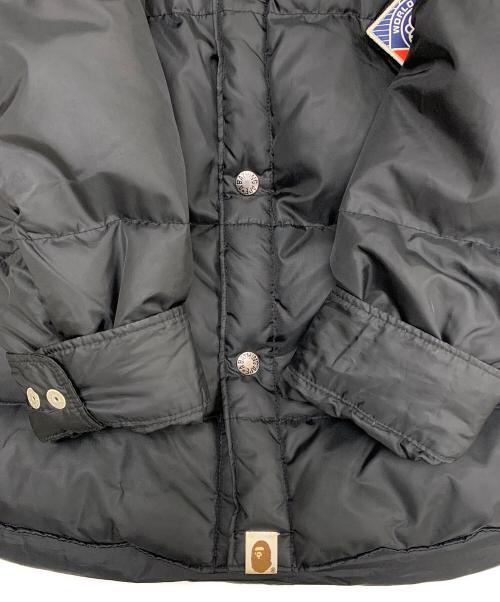 A BATHING APE（アベイシングエイプ）A BATHING APE (アベイシングエイプ) ダウンジャケット ブラック サイズ:Mの古着・服飾アイテム