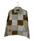 stussyステューシー）の古着「パッチワークジャケット」｜マルチカラー