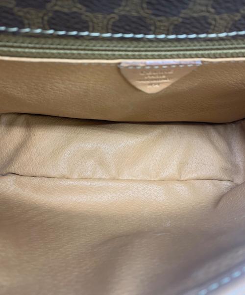 CELINE（セリーヌ）CELINE (セリーヌ) マカダム柄ショルダーバッグ ブラウンの古着・服飾アイテム
