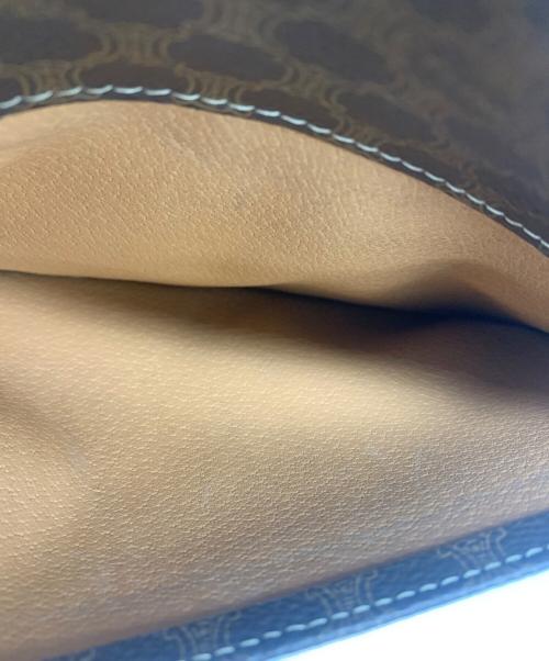 CELINE（セリーヌ）CELINE (セリーヌ) マカダム柄ショルダーバッグ ブラウンの古着・服飾アイテム