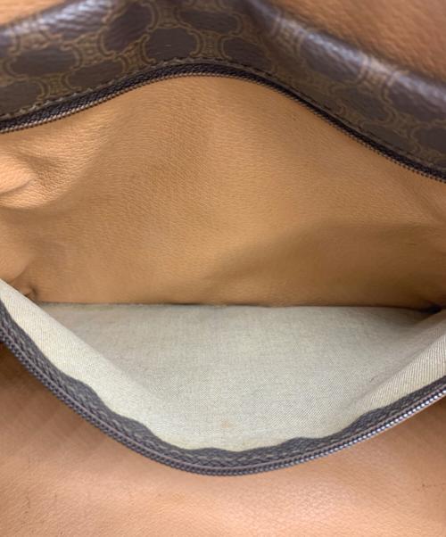 CELINE（セリーヌ）CELINE (セリーヌ) マカダム柄ボストンバッグ ブラウンの古着・服飾アイテム