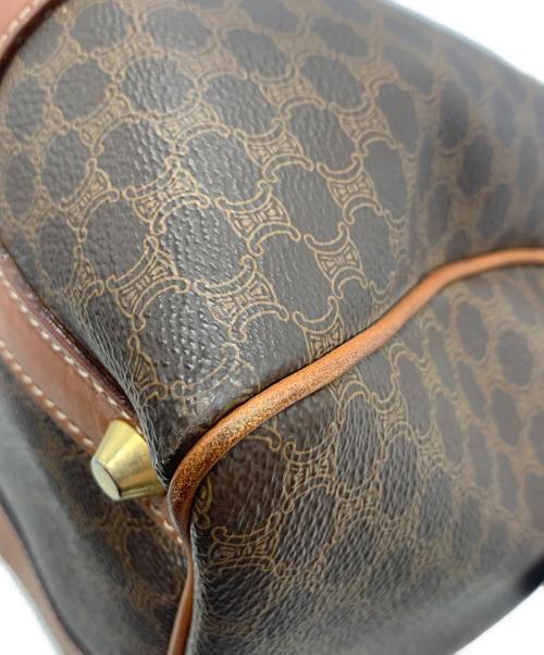 CELINE（セリーヌ）CELINE (セリーヌ) マカダム柄ボストンバッグ ブラウンの古着・服飾アイテム