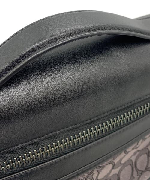 COACH（コーチ）COACH (コーチ) リーグ バイク バッグ シグネチャー ジャカード ブラックの古着・服飾アイテム