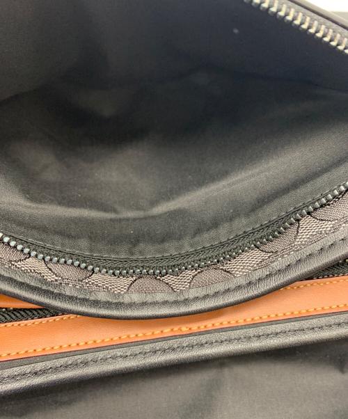COACH（コーチ）COACH (コーチ) リーグ バイク バッグ シグネチャー ジャカード ブラックの古着・服飾アイテム