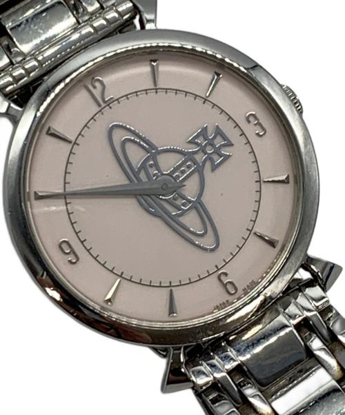 Vivienne Westwood（ヴィヴィアンウエストウッド）Vivienne Westwood (ヴィヴィアンウエストウッド) オーブロゴクォーツ腕時計の古着・服飾アイテム
