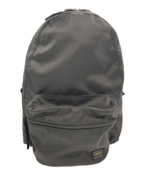 PORTER（ポーター）PORTER (ポーター) ROUND  DAYPACK ブラックの古着・服飾アイテム