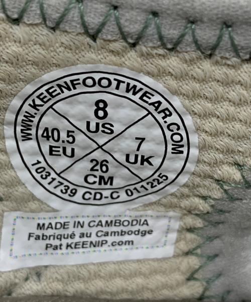 KEEN（キーン）KEEN (キーン) HYPERPORT H2  グレー×ホワイト サイズ:26の古着・服飾アイテム