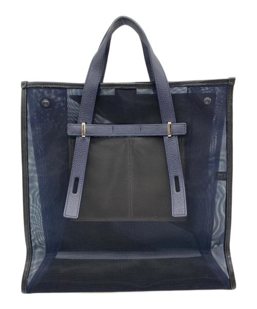 FURLA（フルラ）FURLA (フルラ) MAN GIOVE トートバッグ ネイビー×カーキの古着・服飾アイテム