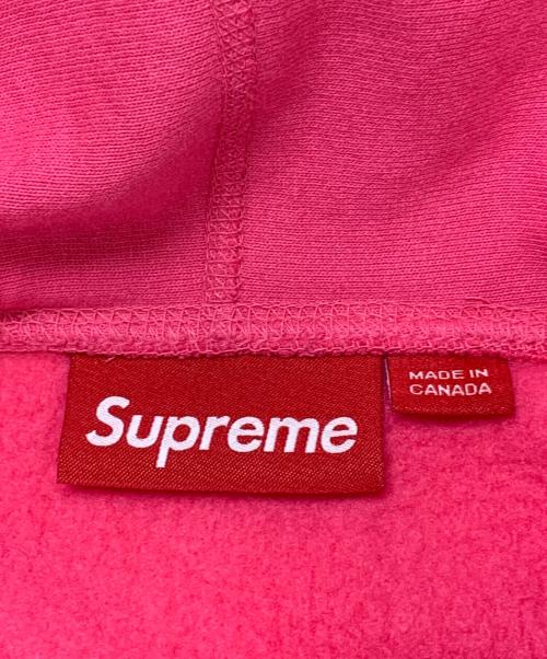 SUPREME（シュプリーム）Supreme (シュプリーム) Box Logo Hooded Sweatshirt ピンク×レッド サイズ:Ｌの古着・服飾アイテム