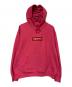 Supreme（シュプリーム）の古着「Box Logo Hooded Sweatshirt」｜ピンク×レッド