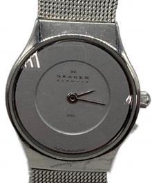 SKAGEN（スカーゲン）の古着「20周年記念品クォーツ腕時計」