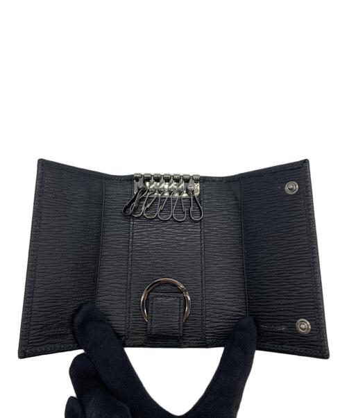 Salvatore Ferragamo（サルヴァトーレ フェラガモ）Salvatore Ferragamo (サルヴァトーレ フェラガモ) 6連キーケース ブラックの古着・服飾アイテム
