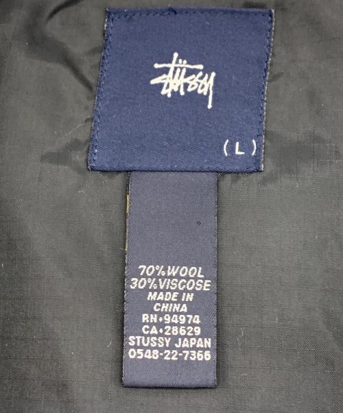 stussy（ステューシー）stussy (ステューシー) ウールジャケット グレー サイズ:Lの古着・服飾アイテム