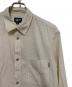 OLD STUSSY (オールドステューシー) USA製長袖シャツ ベージュ サイズ:L：11000円