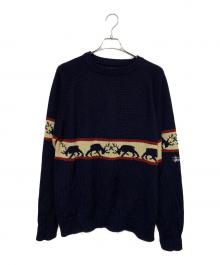 stussy（ステューシー）の古着「厚手ニット」｜ネイビー