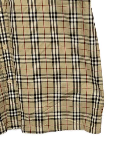 BURBERRY LONDON（バーバリーロンドン）BURBERRY LONDON (バーバリーロンドン) ノバチェック半袖シャツ ベージュ サイズ:2Lの古着・服飾アイテム