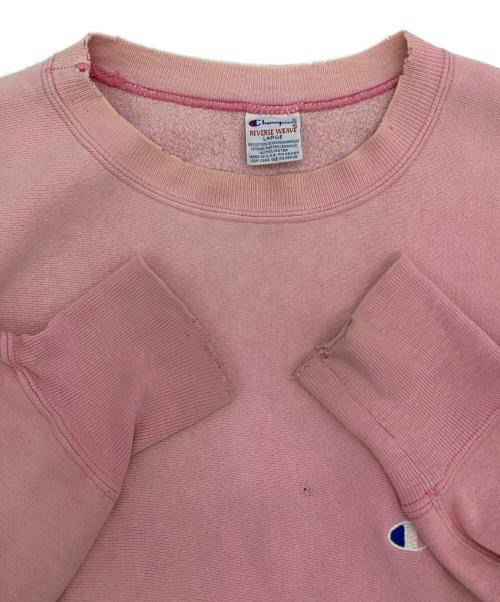 Champion REVERSE WEAVE（チャンピオン リバース ウィーブ）Champion REVERSE WEAVE (チャンピオン リバース ウィーブ) REVERSE WEAVEスウェット ピンク サイズ:Lの古着・服飾アイテム