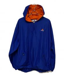 adidas（アディダス）の古着「ナイロンパーカー」｜ブルー×オレンジ