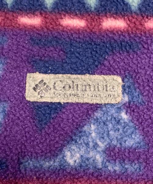 Columbia（コロンビア）Columbia (コロンビア) ハーフジップフリース ブルー×グリーン サイズ:Ｌの古着・服飾アイテム