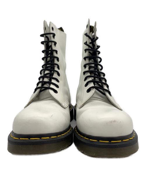 Dr.Martens（ドクターマーチン）Dr.Martens (ドクターマーチン) 10ホールブーツ ホワイト サイズ:UK8の古着・服飾アイテム