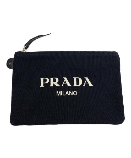 PRADA（プラダ）PRADA (プラダ) レーシングロゴトートバッグ ホワイトの古着・服飾アイテム