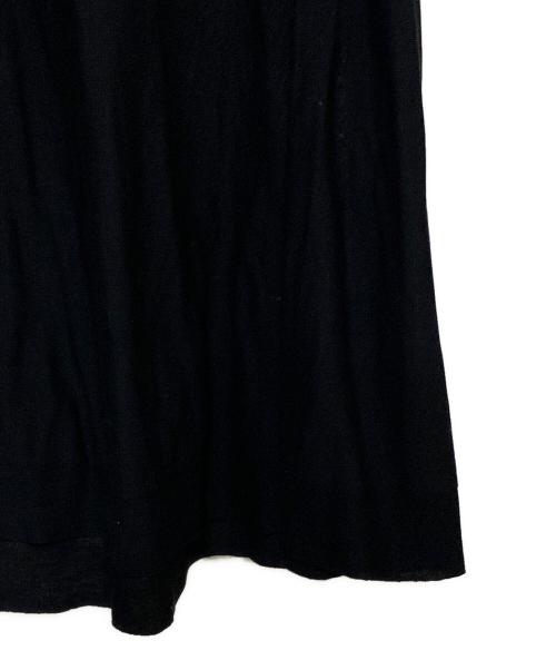 DRAWER（ドゥロワー）DRAWER (ドゥロワー) ノースリーブカットソー ブラック サイズ:1の古着・服飾アイテム