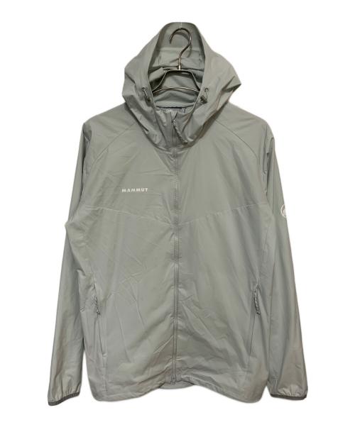 MAMMUT（マムート）MAMMUT (マムート) GRANITE SO Hooded Jacket AF ライトグレー（SILVER SAGE） サイズ:XLの古着・服飾アイテム