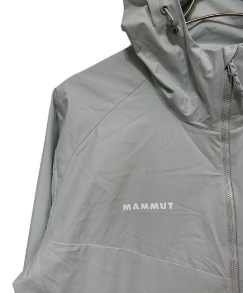 MAMMUT（マムート）MAMMUT (マムート) GRANITE SO Hooded Jacket AF ライトグレー（SILVER SAGE） サイズ:XLの古着・服飾アイテム